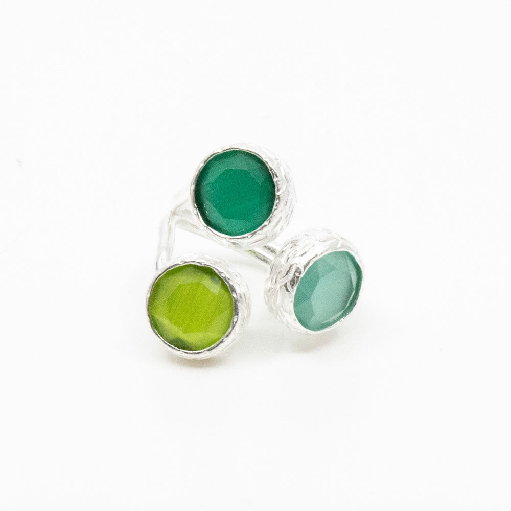 Tripple Tau Ring Silver