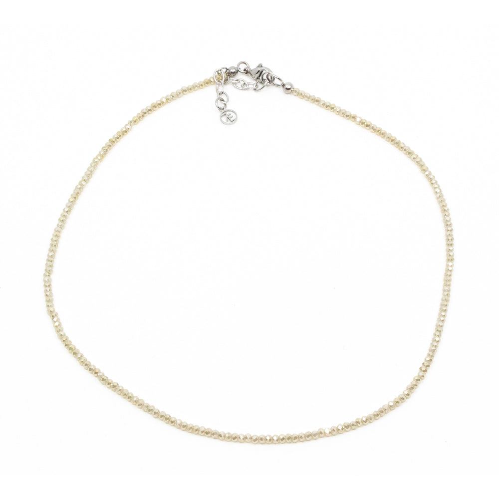 Necklace 40 cm w glass beads