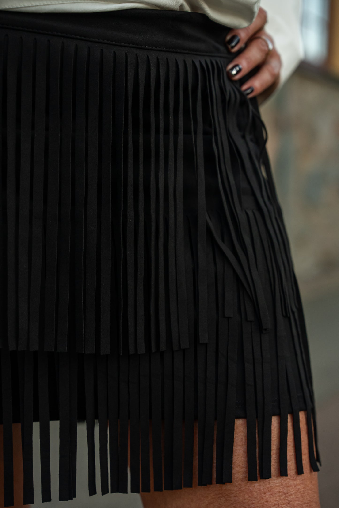 Fringes skirt
