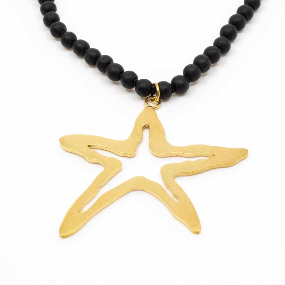 Agate neck w starfish