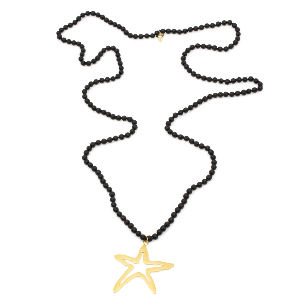 Agate neck w starfish