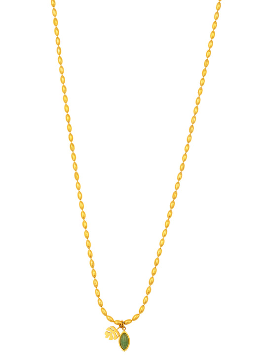 Halsband green aventurine