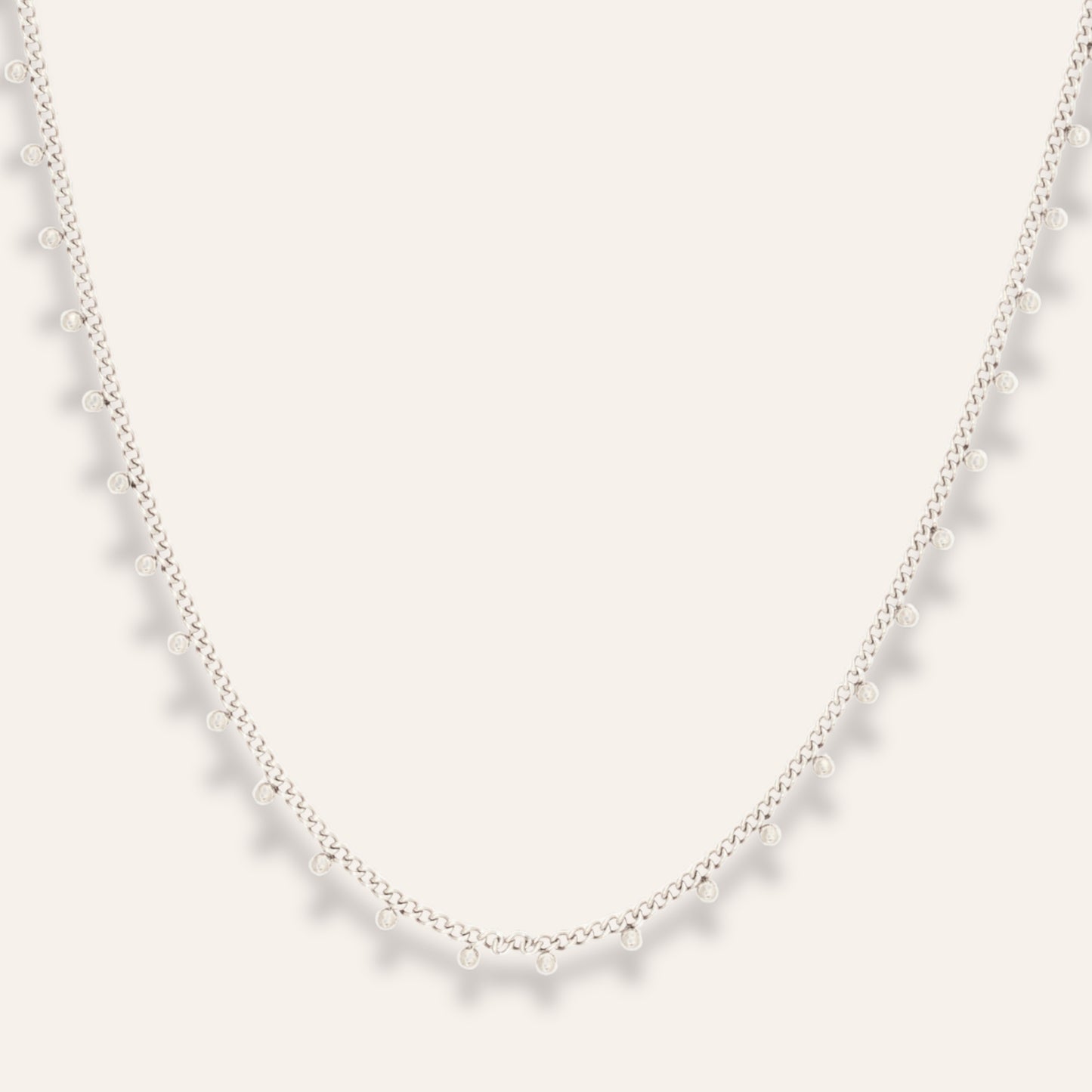 Halsband steel beaded