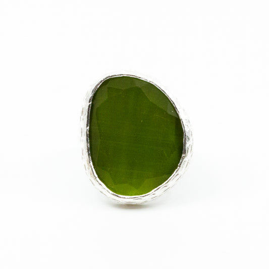 Omikron Big Ring Silver