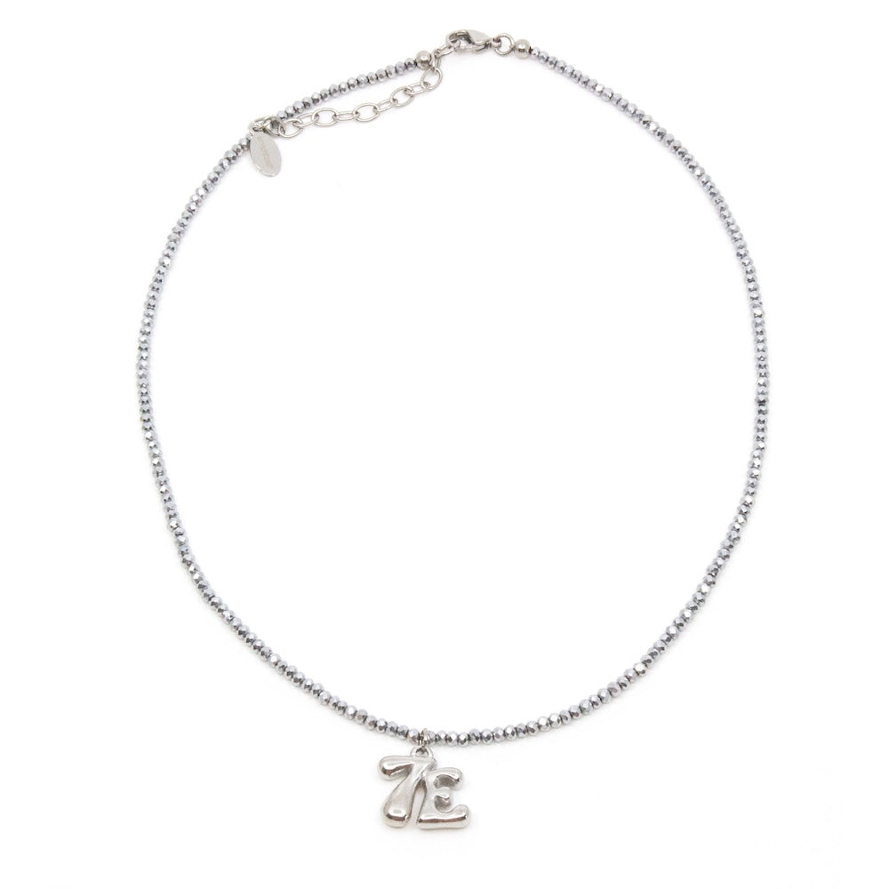 Glas beads Neck with w 7E logo