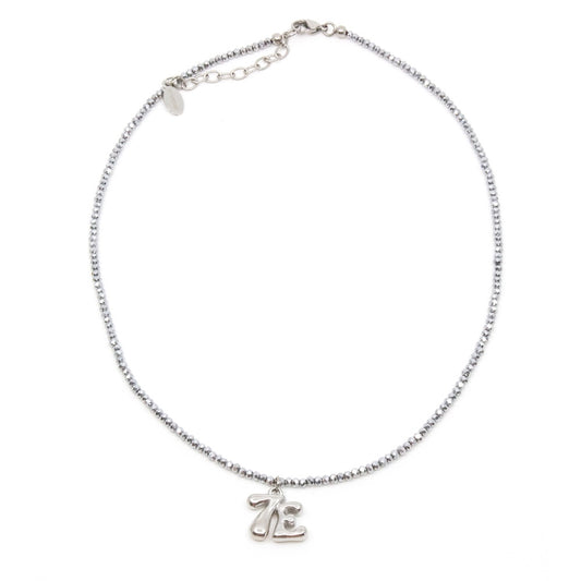 Glas beads Neck with w 7E logo